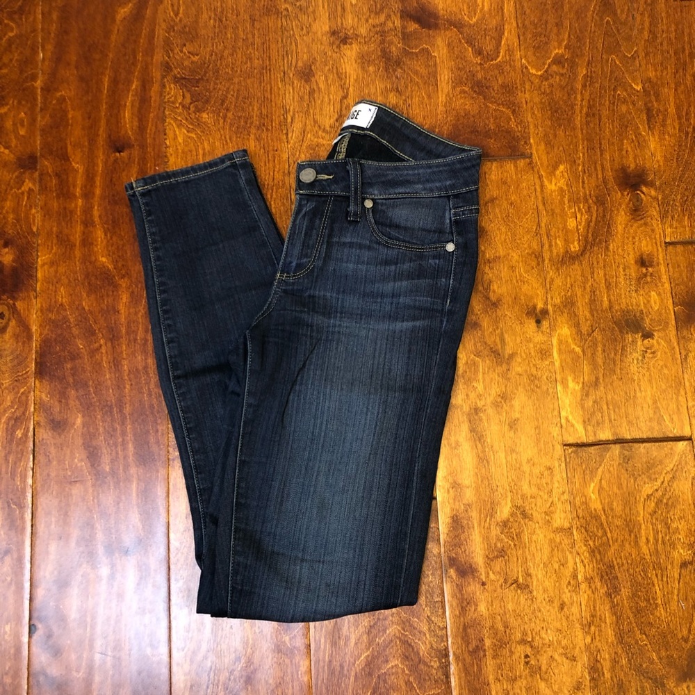 Paige Verdugo Ankle Medium Wash Jeans 24 - Picture 2 of 7